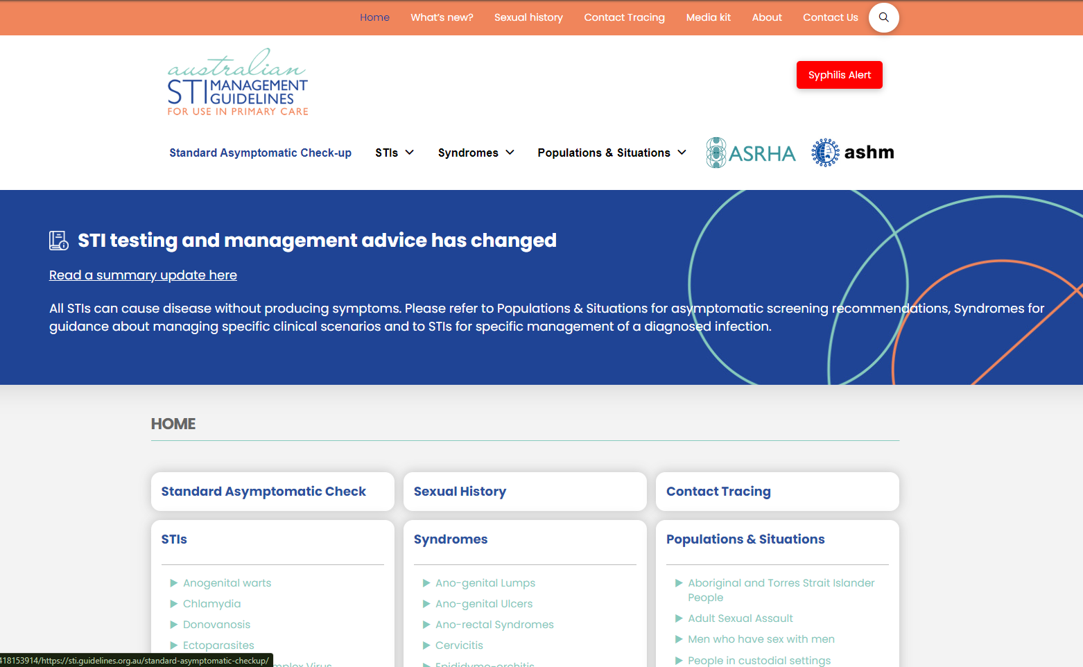Legacy Website Screenshot